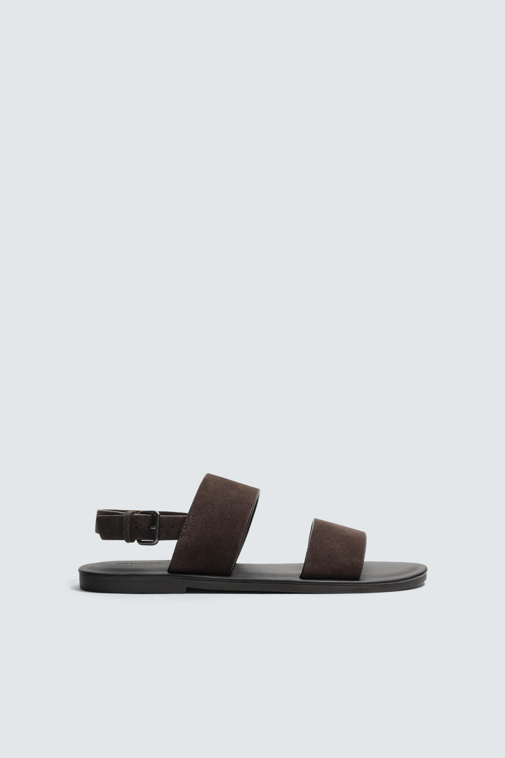 LEATHER STRAP SANDALS